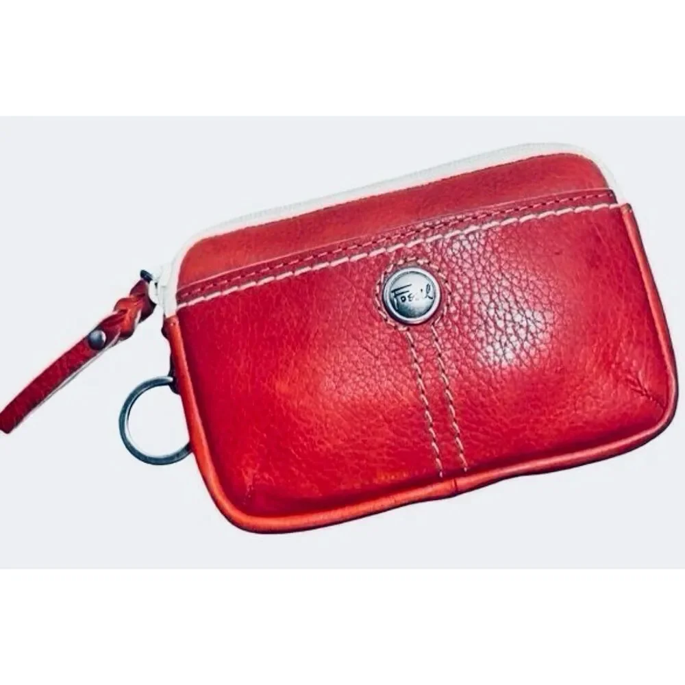 Vintage Fossil Keychain Wallet